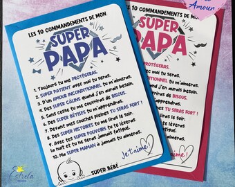 Carte Pour Papa Etsy France