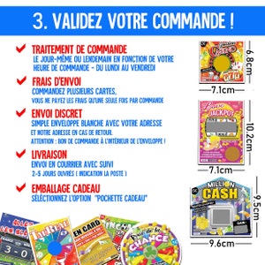 CARTE à GRATTER PERSONNALISABLE Annonce grossesse / Tu vas être tonton / tata / Veux tu être mon Témoin / Parrain, marraine,.... image 4