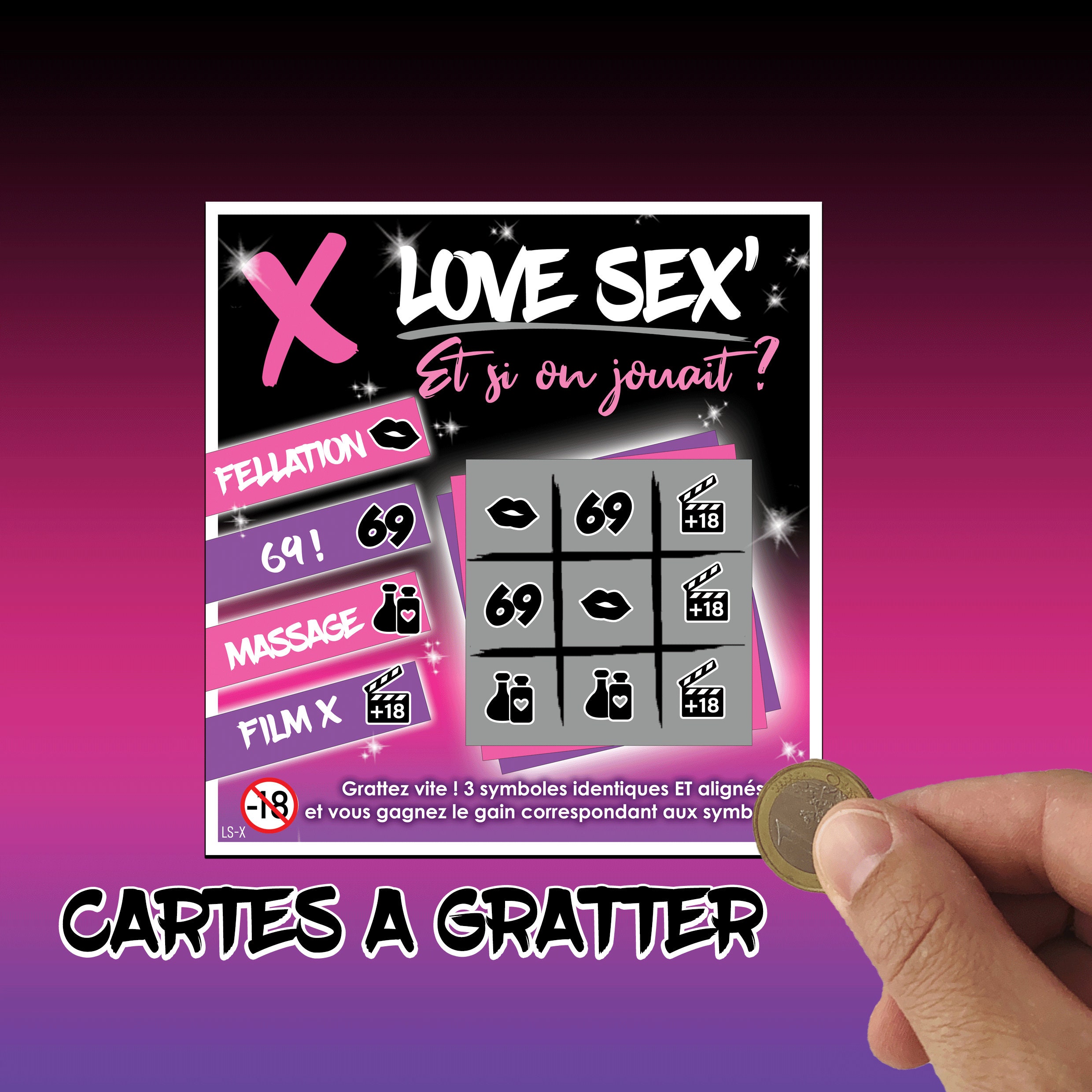 SEXY CARTES à GRATTER jeu sexy pour pimenter votre couple Kiff' ou Gage  faites vous plaisir -  France