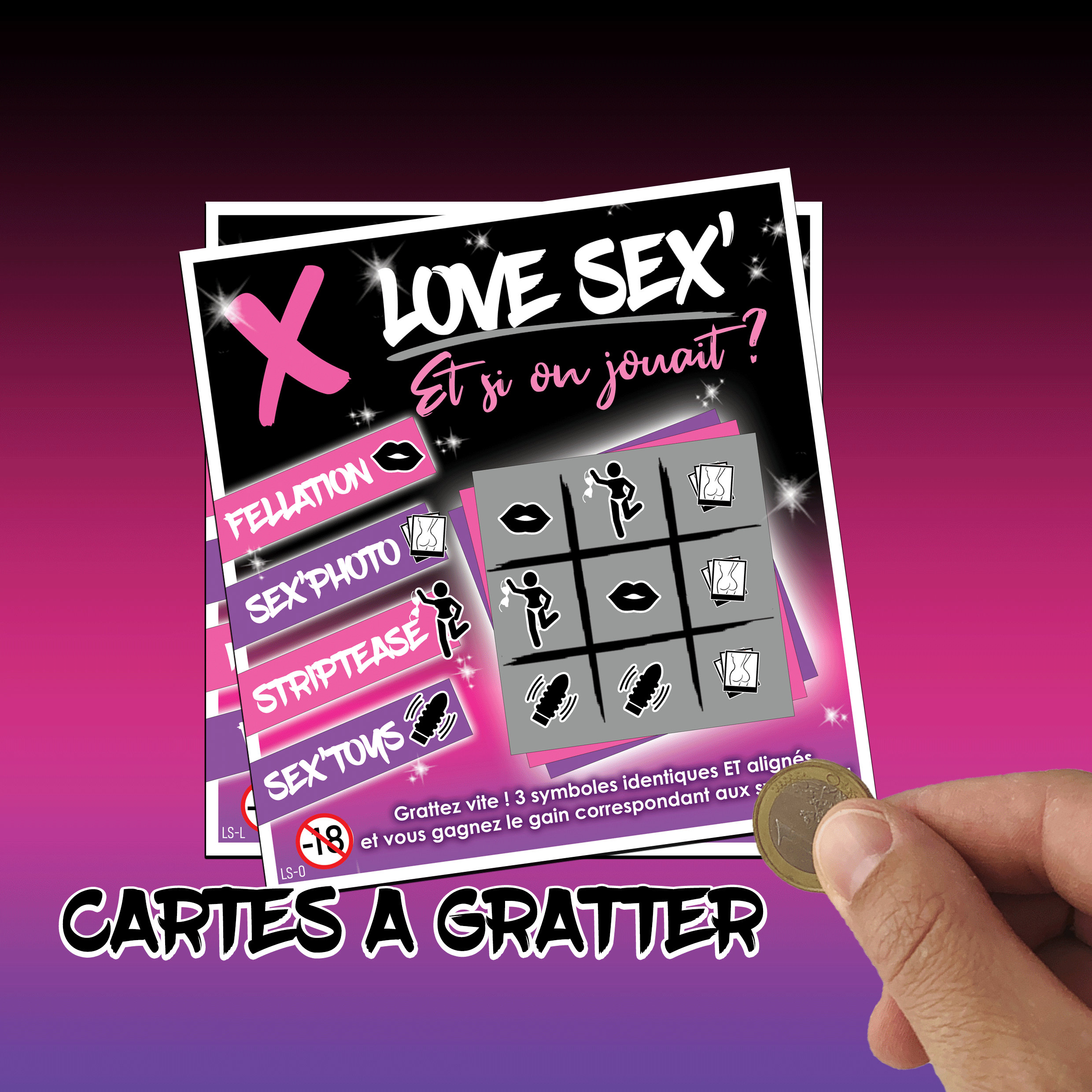 Scratch Card LOVE SEX Sexy Naughty Gift to Offer Gift for Foto