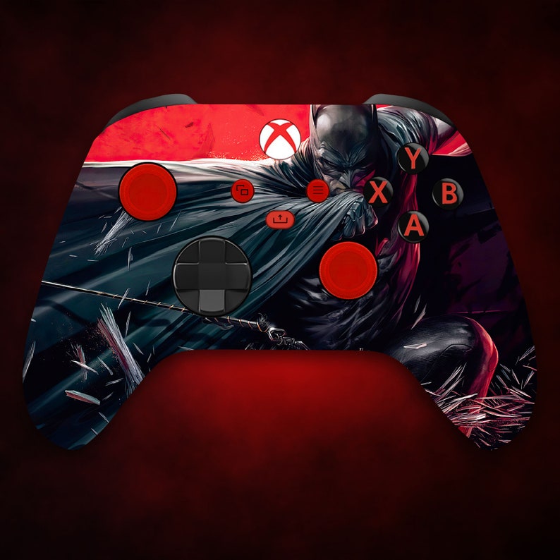 Batman Custom Wireless Controller for Xbox or PC Etsy