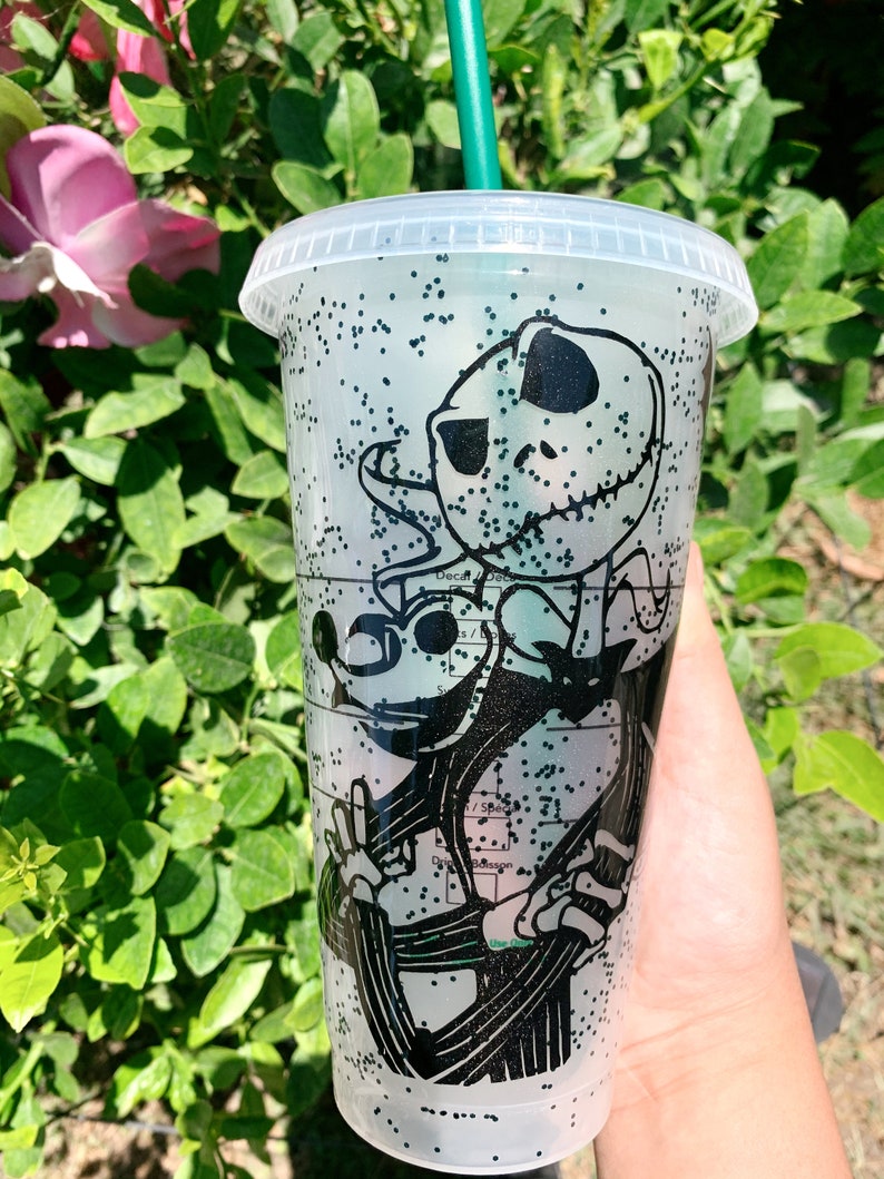Nightmare Before Christmas Starbucks Cup Disney Inspired Etsy
