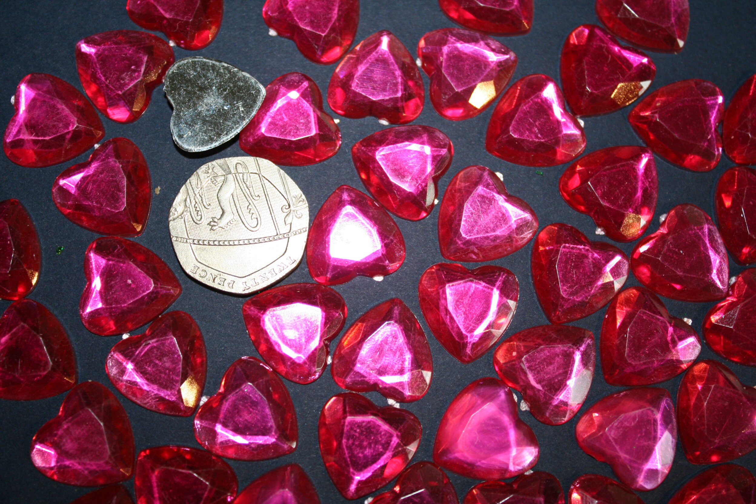 Acrylic Pink Gems -  UK