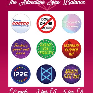 TAZ Balance 38mm Badges