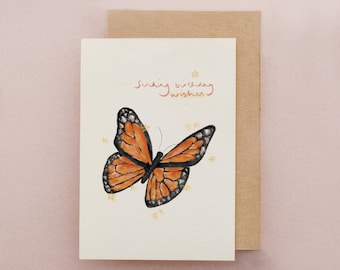 Birthday Card, Butterfly, Birthday Wishes, Friendship, Make a Wish