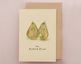 Pear Greeting - Anniversary, Love for Couples