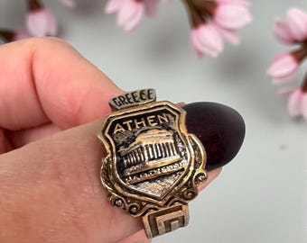 Anillo de cuchara reciclada - Grecia, Atenas - ¡Joyería artesanal! Upcycling, una idea de regalo
