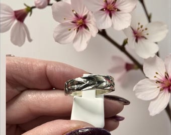Anillo de cuchara reciclada: ¡Joyería y flores hechas a mano! Supra-reciclaje, una idea para regalar.