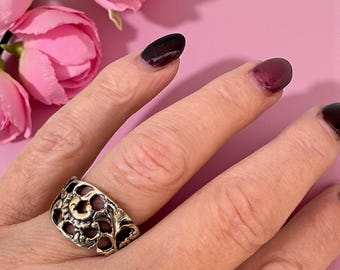 Anillo de cuchara reciclada: ¡Joyería hecha a mano! Supra-reciclaje, idea de regalo