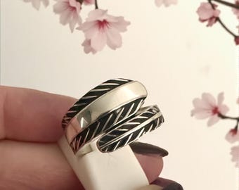 Anillo de cuchara reciclada: ¡Joyería hecha a mano! Supra-reciclaje, idea de regalo