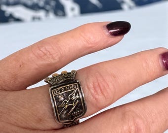 Anillo de cuchara reciclada - Les 2 Alpes - ¡Joyería artesanal! Upcycling, una idea de regalo