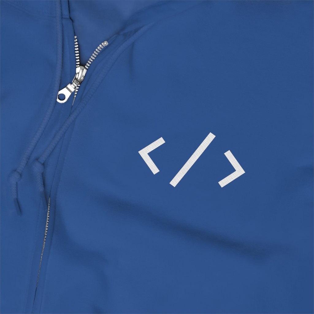 JSX Brackets React.js JavaScript Developer Embroidered Etsy