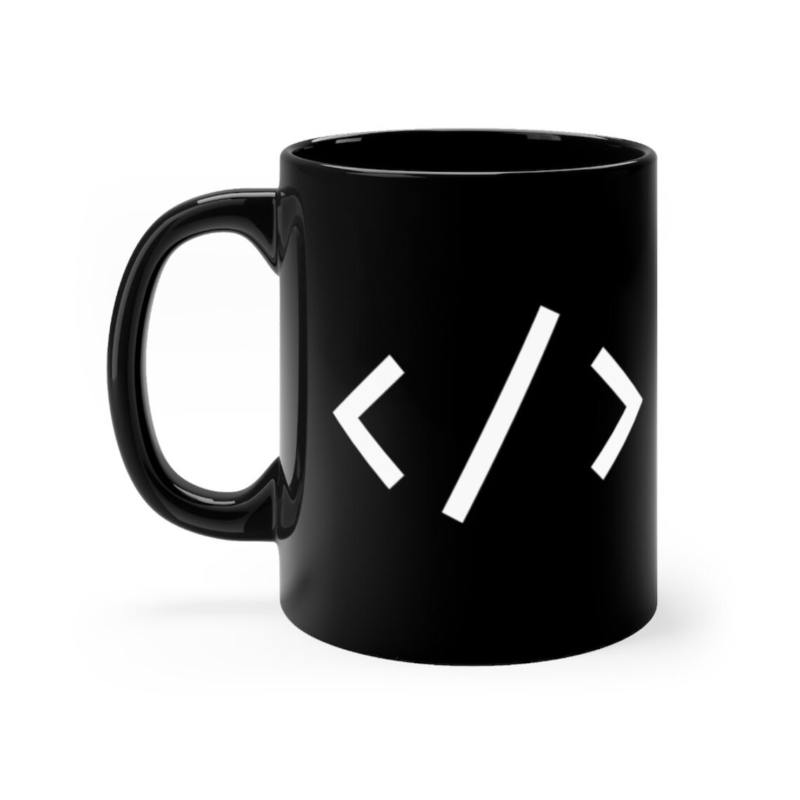 JSX Fragment Bracket JavaScript Developer Black 11oz Mug Etsy