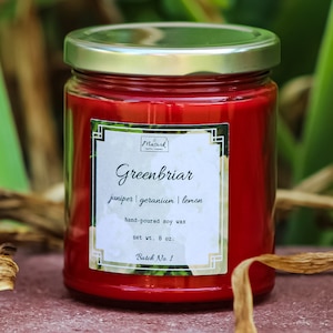 Greenbriar (The Cruel Prince) 8oz. Soy Candle