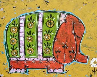 Baby Elefant - Elefant Kunst, Drucke für Kindergarten, Kinderzimmer Dekor, niedliche Kunstdrucke, süße Elefanten Kunst