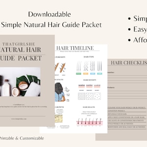 Natural Hair Guide Packet