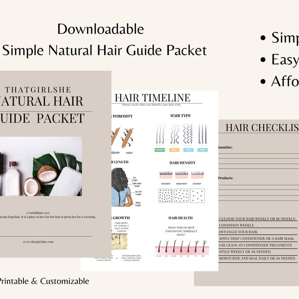 Natural Hair Guide Packet