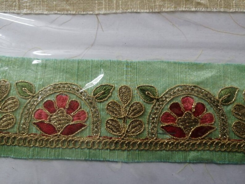Indian embroidery lace trim blouse lace trim Camisole floral lace trim embellished trim