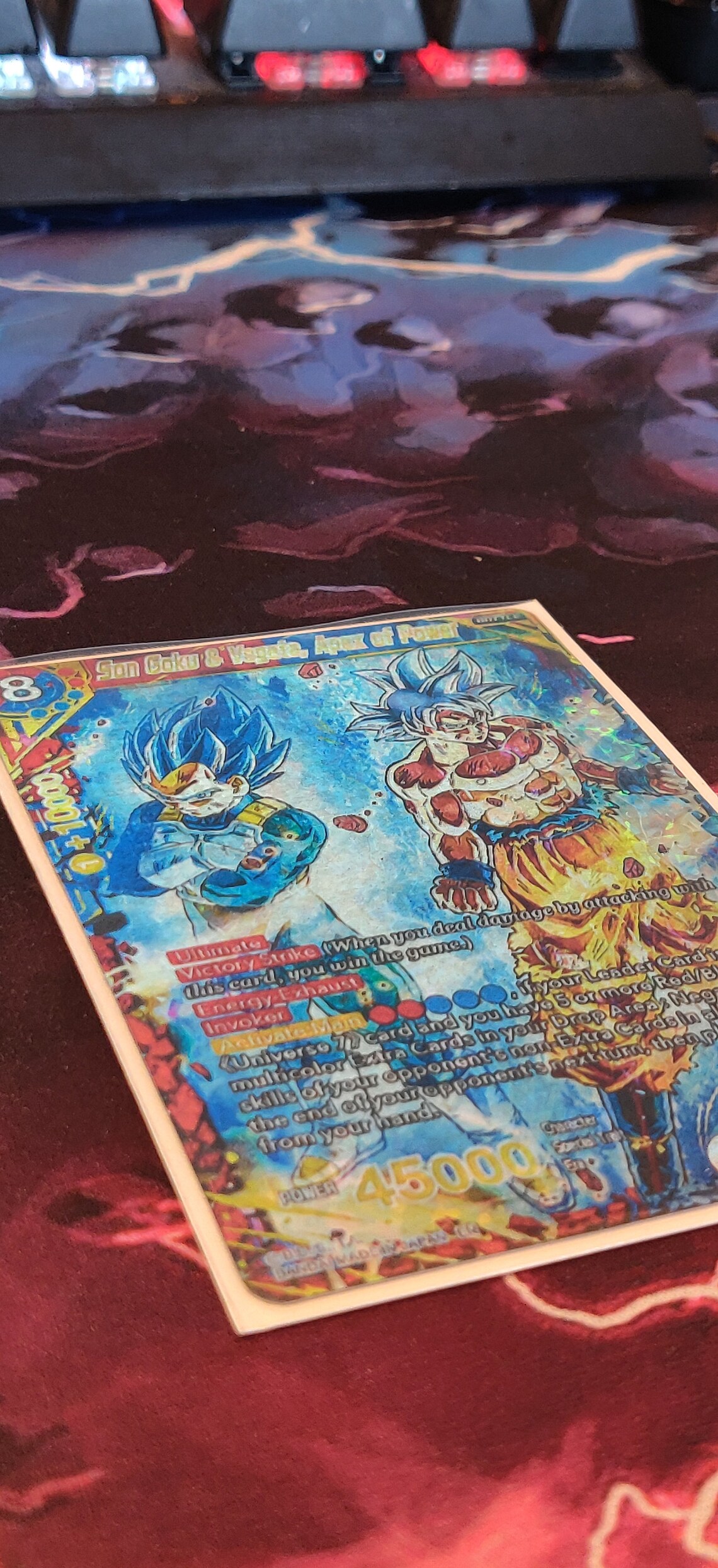 Son Goku & Vegeta Apex of Power PROXY card  Etsy