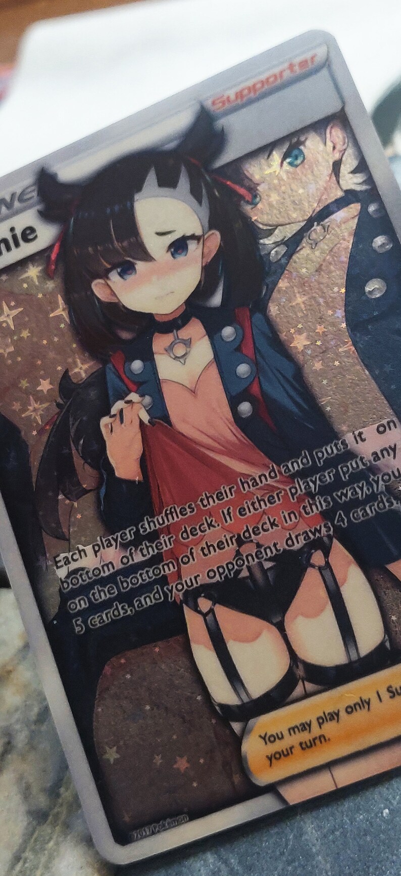 Marnie Custom Made Lewd Trainer Card Orica LIMITED ED Etsy
