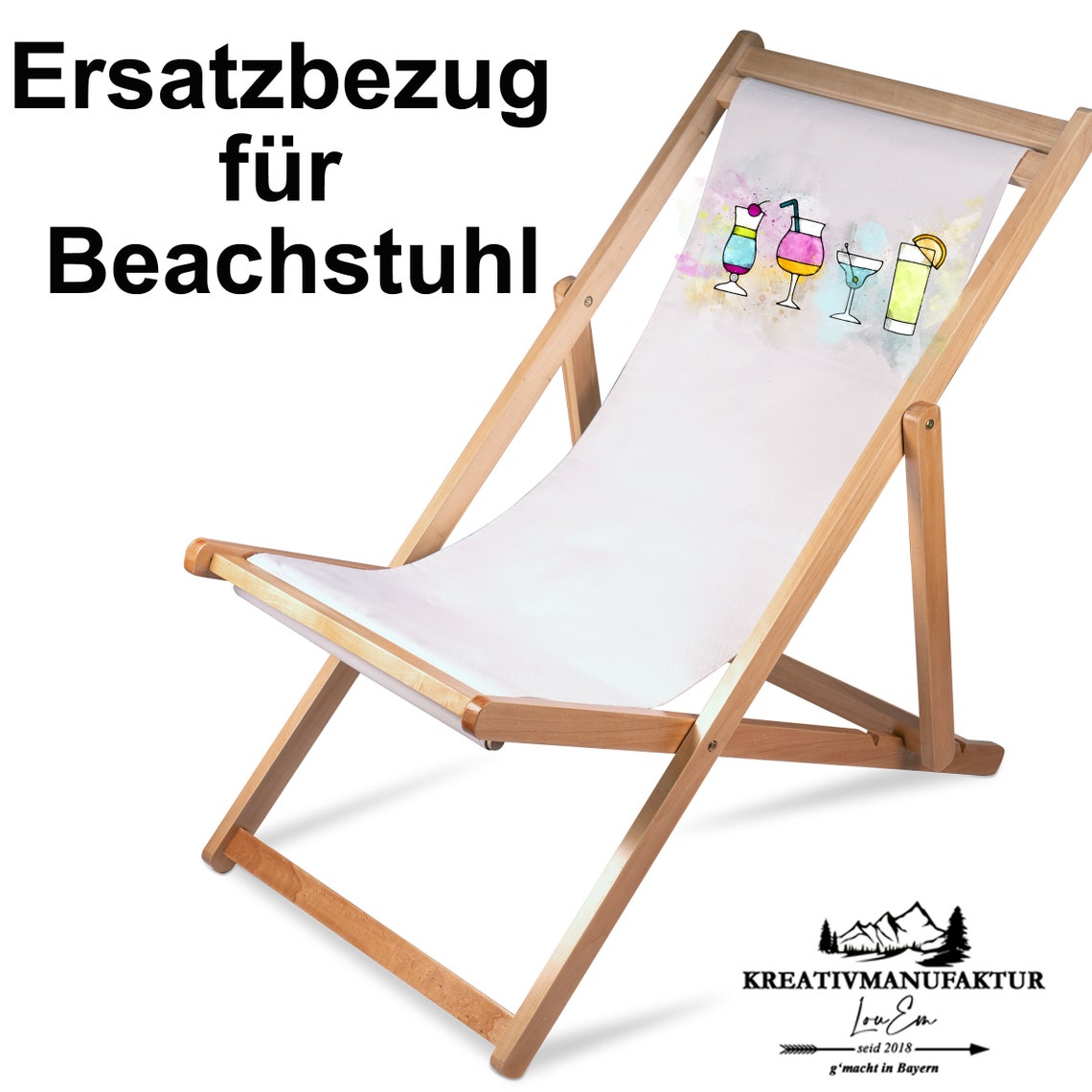 Replacement Cover for the Beach/deck Chair Etsy UK