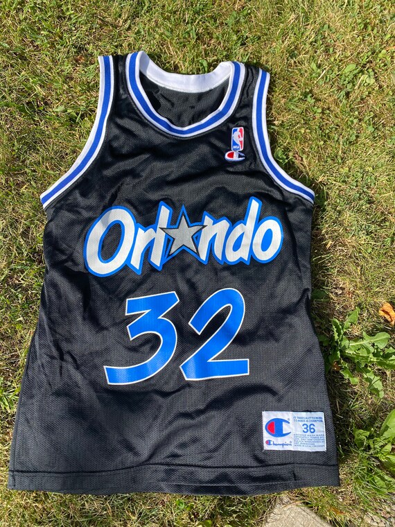90s Vintage Orlando Magic Shaquille O'Neal Black C