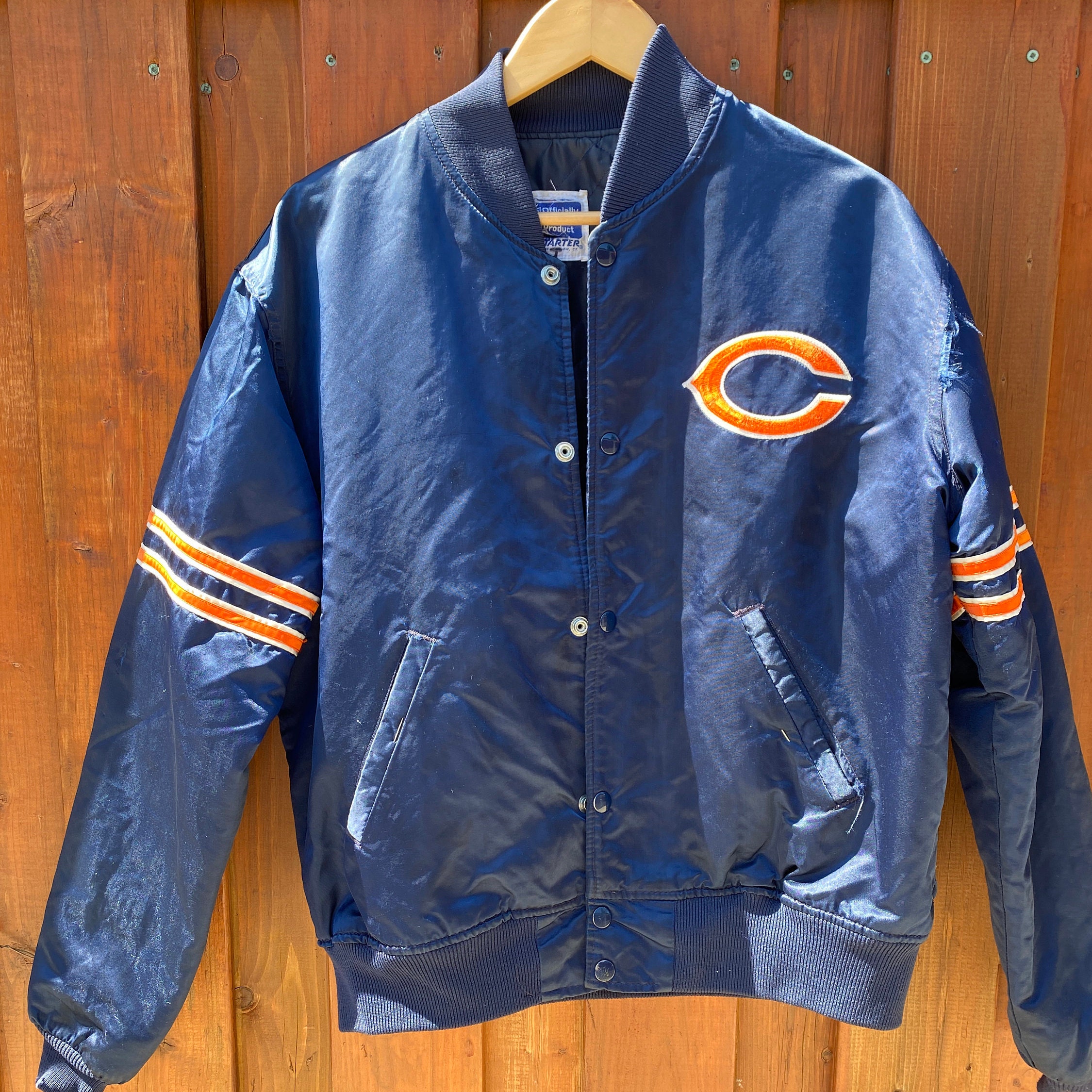 Bears starter jacket 80s Clearance