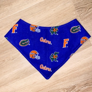 University of Florida Bandana | Florida Gators bandana | Gators Dog Accessories | Florida Gators Dog Bandana |