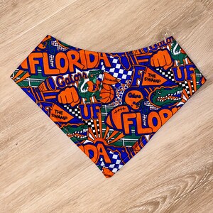 University of Florida Bandana | Florida Gators bandana | Gators Dog Accessories | Florida Gators Dog Bandana |