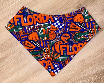 University of Florida Bandana | Florida Gators bandana | Gators Dog Accessories | Florida Gators Dog Bandana |