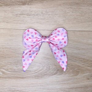 Valentine’s Day Dog Bow, Pink Collar Bow, Dog Sailor Bow, Dog Bowtie, Bow for Dog Collar, Strawberry dog bow