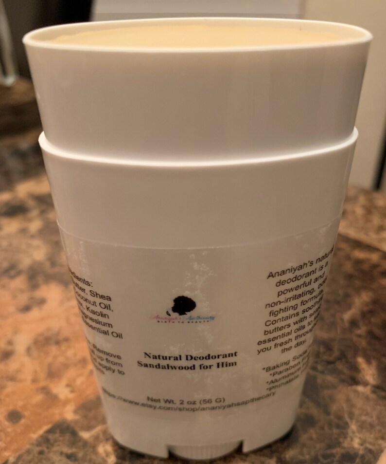 Natural Deodorant no Baking Soda Etsy