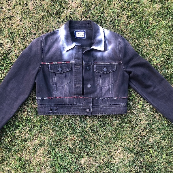 Custom Spray Paint Jacket Women Etsy