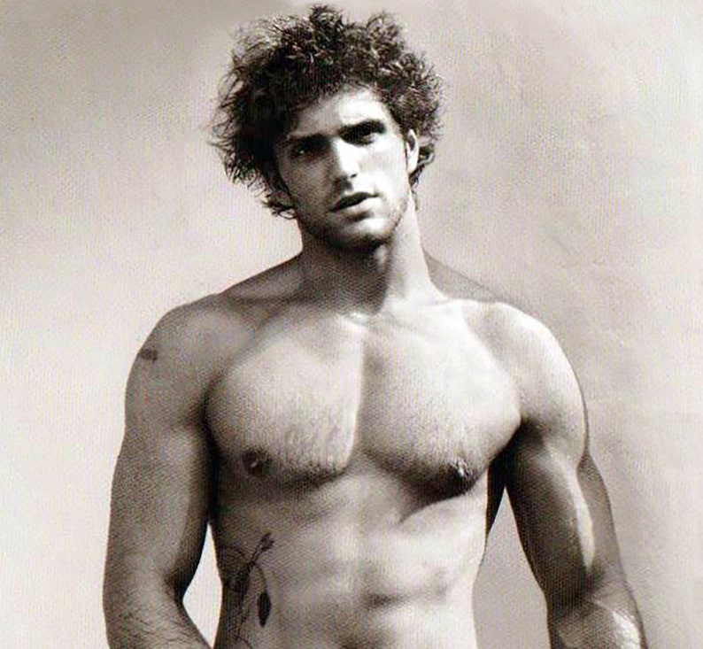 Nude Male Stud Frontal Nude Vintage Photo Print Male Etsy UK