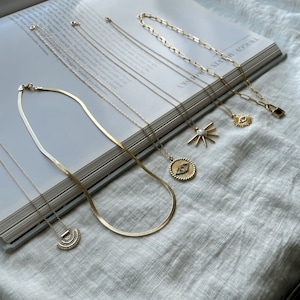 Gold Plated Snake Chain, Snake Chain Necklace, Chain Layering Necklace, Gold Snake Chain Necklace, Fashion Jewelry, Trendy Jewelry