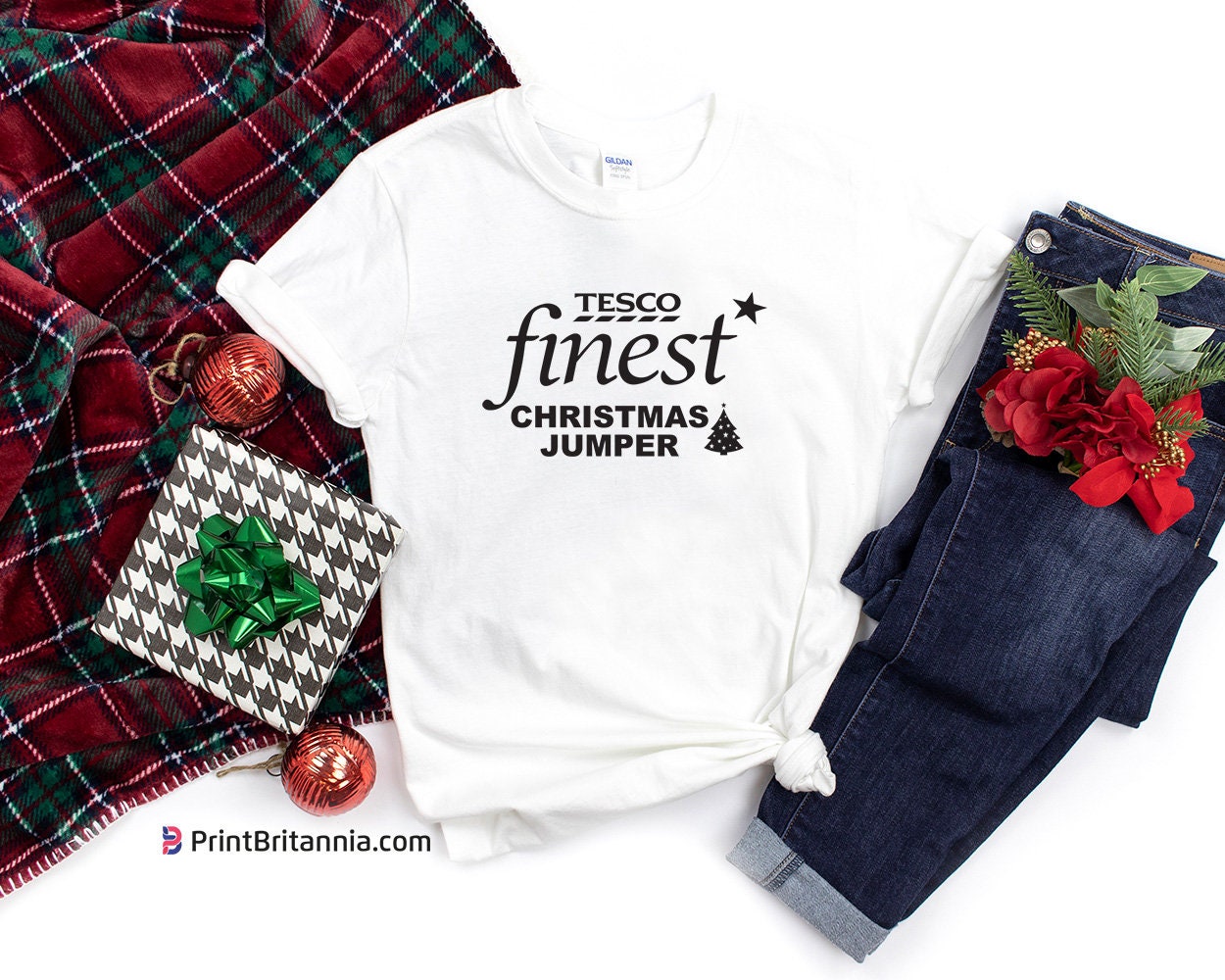 TESCO FINEST CHRISTMAS Pullover Weihnachten T Shirt Unisex Etsy