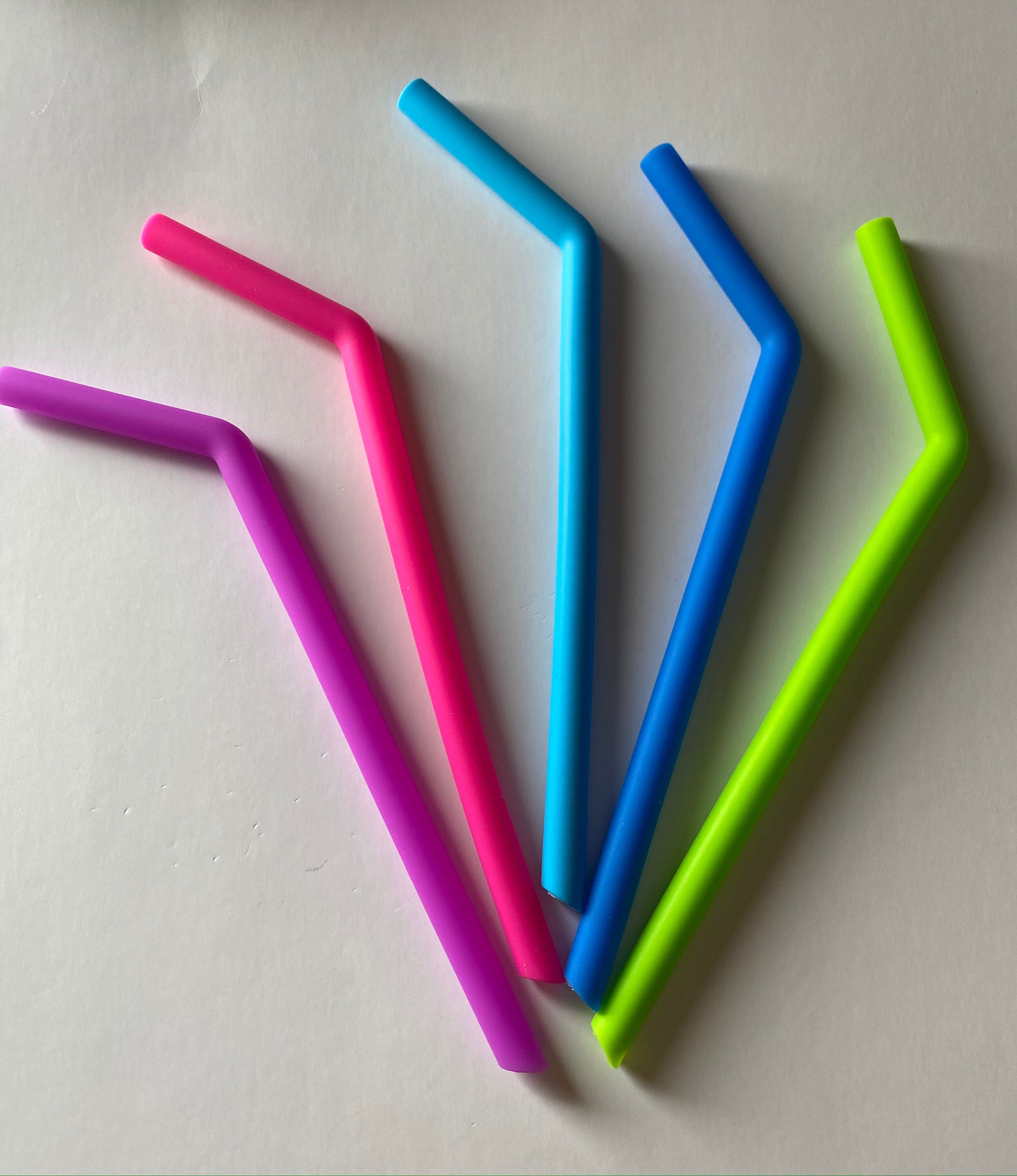 Reusable Silicone Straw 3PCS INCLUDED Etsy
