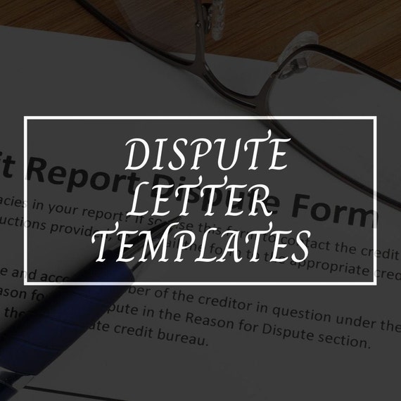 Diy Credit Repair Sample Dispute Letters Kit Credit Repair Etsy