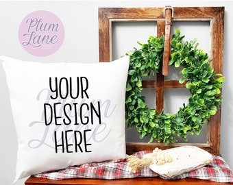 Download White Pillow Mockup Etsy