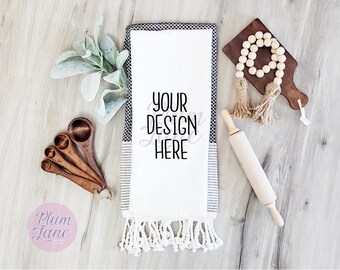 Download Tea Towel Mockup Etsy