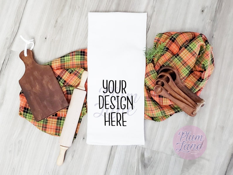 White Tea Towel Mockup Farmhouse Tea Towel Mockup Towel | Etsy
