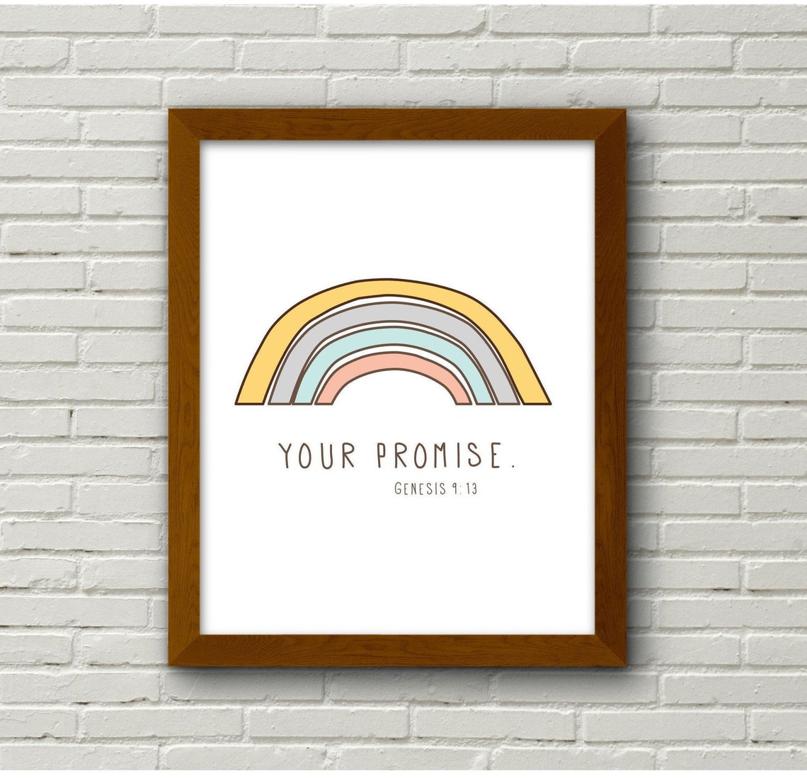 Bible Verse Printable Your Promise Nursery Printable | Etsy
