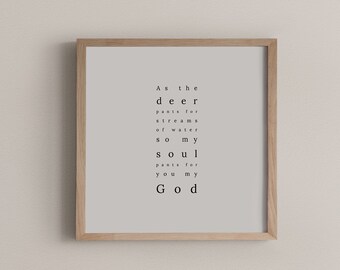 Psalm 42 1 - Etsy