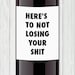 Printable Rx Label For Wine Bottle Gift