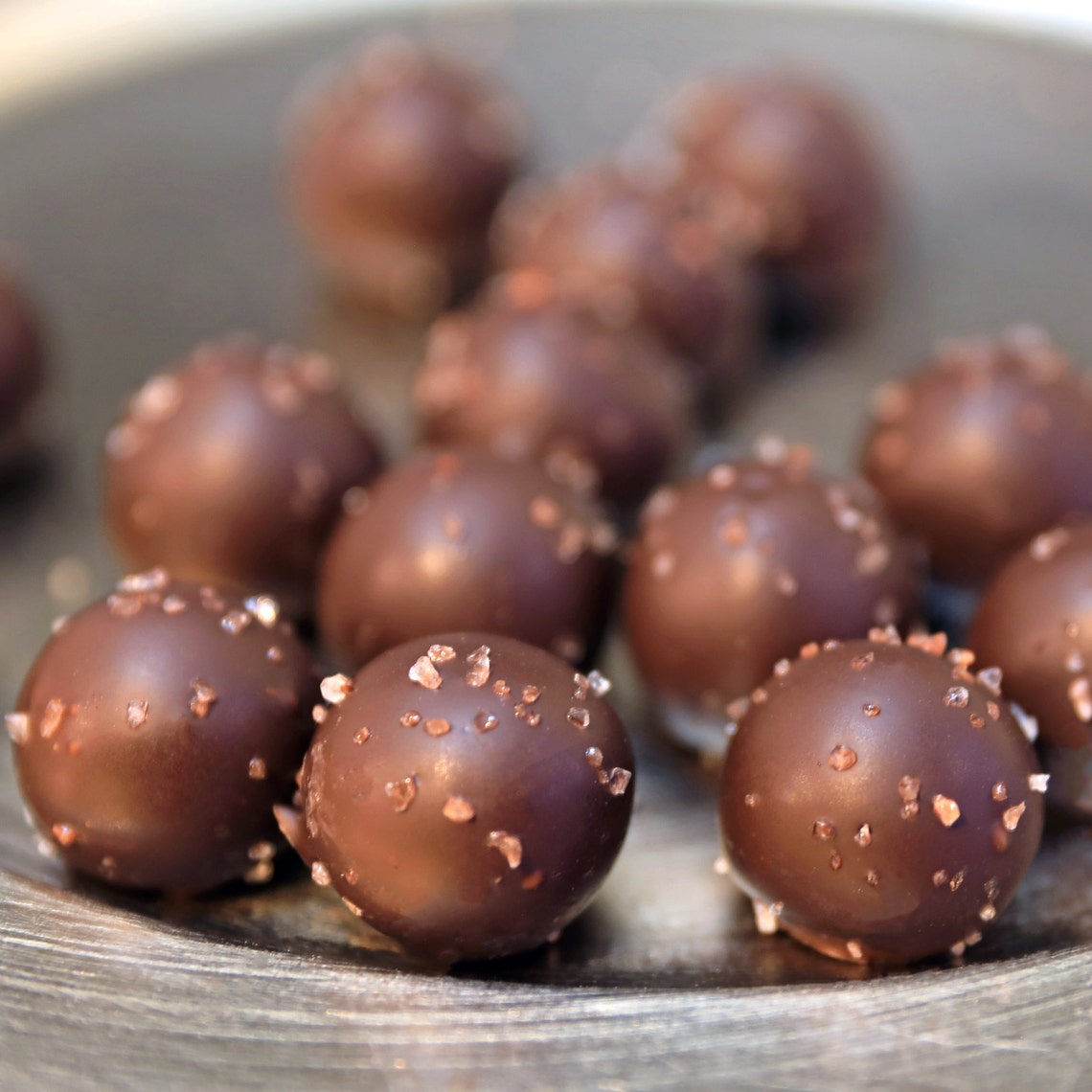 10 Dark Choco Sea Salt Truffles by Magic Flavors with Free Etsy