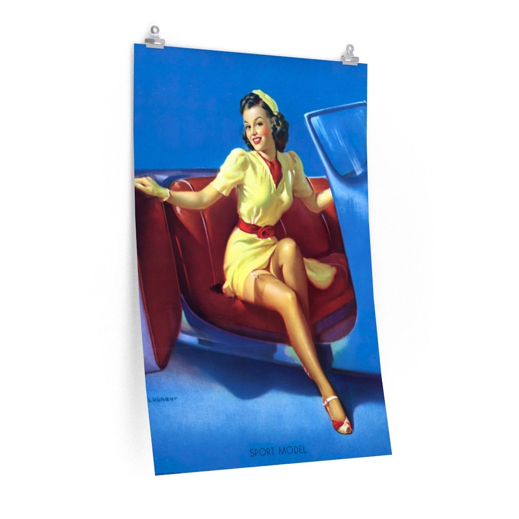 PINUP SEXY GIRLS Vintage Pin Up Ladies Vintage Poster retro Etsy