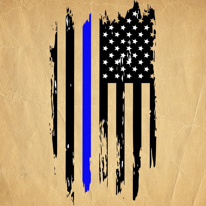 Download American flag Thin Blue Line SVG Thin blue line svg Police ...