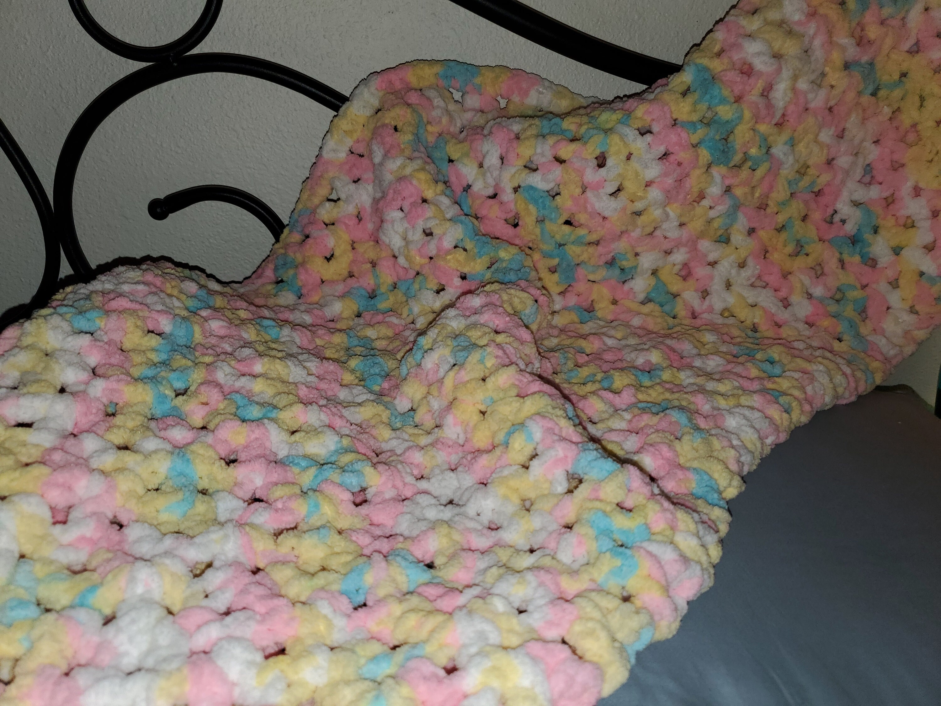 Soft & Fluffy Crochet Baby Blanket Etsy