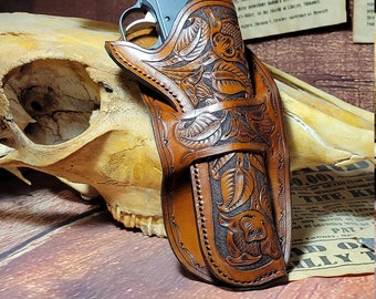Mexicaanse lusholster voor Ruger Wrangler of Heritage Rough Rider 5,5" of korter vat