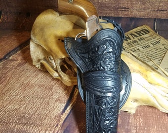 Hand of God holster voor Ruger Vaquero, 1873 Colt & klonen, 1875 Remington w/ 7,5 inch vat of korter 3:10 naar Yuma, Russell Crowe